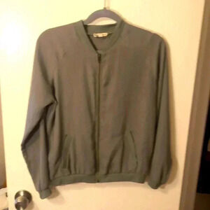 About a Girl light zip up jacket with pockets